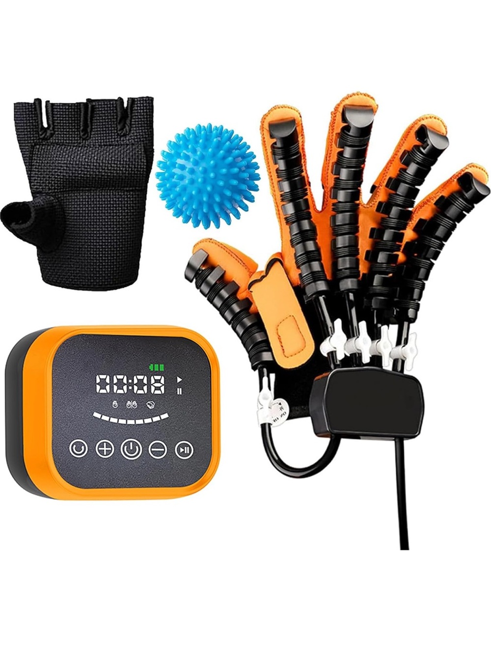 Finger and Hand Function Rehabilitation Trainer Robotic Rehab Gloves Right Large